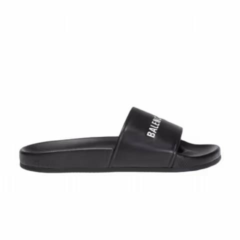 Balenciaga Logo Slide 'Black'