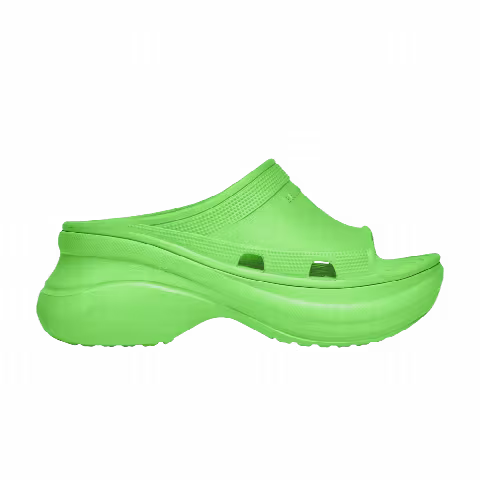 Crocs x Balenciaga Pool Slide Sandal 'Neon Green'