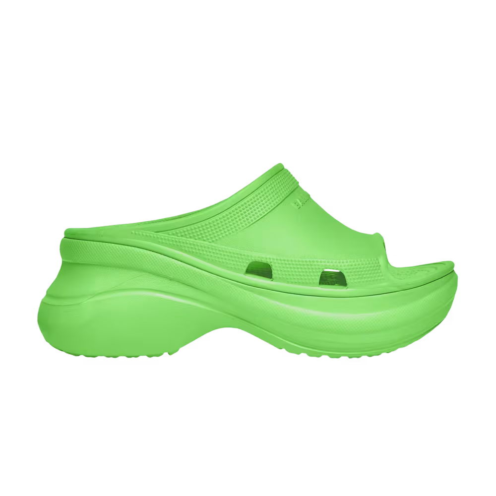 Crocs x Balenciaga Pool Slide Sandal Neon Green