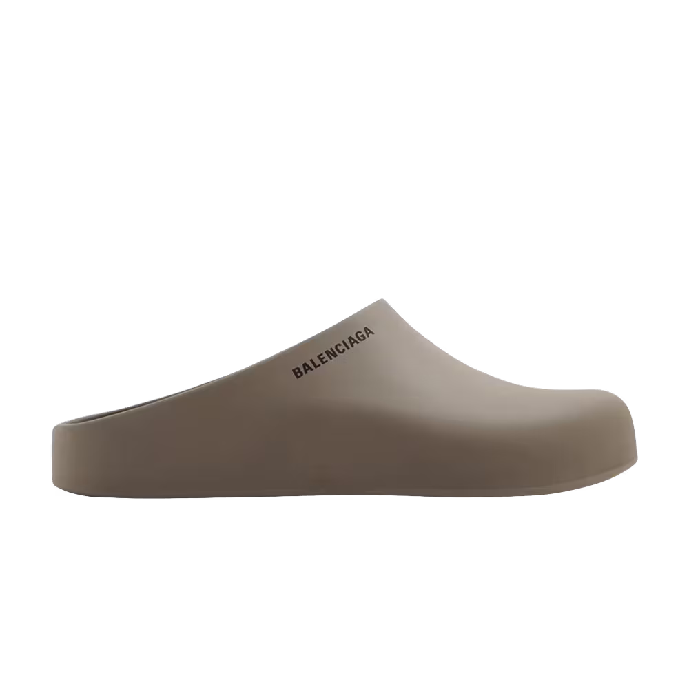 Balenciaga Pool Closed Slide Medium Grey