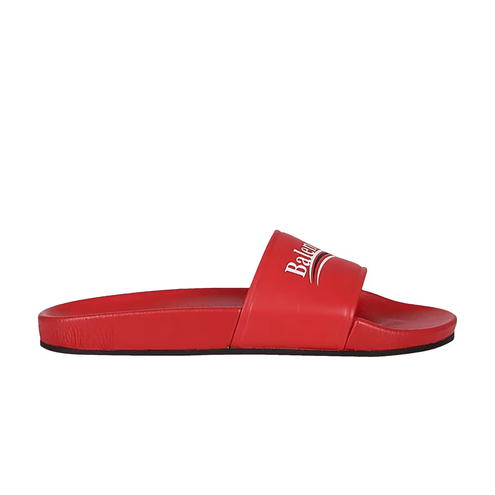 Balenciaga Women's Slides Red