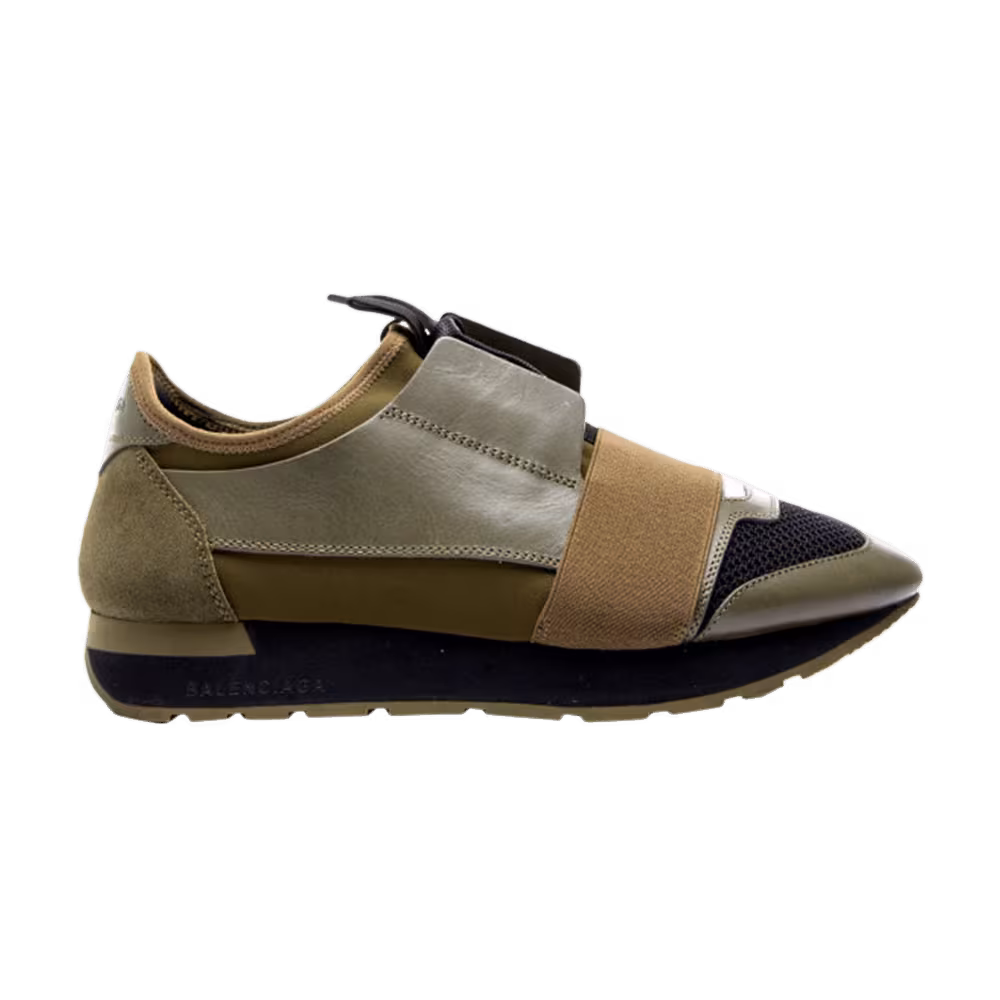 Balenciaga Race Runner Military Green