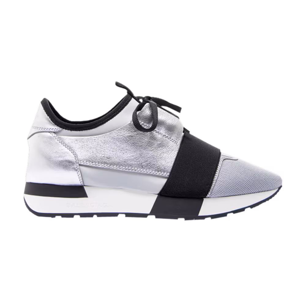 Balenciaga Race Runner Metallic Silver