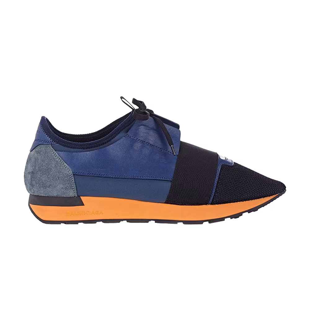 Balenciaga Race Runner Navy Orange