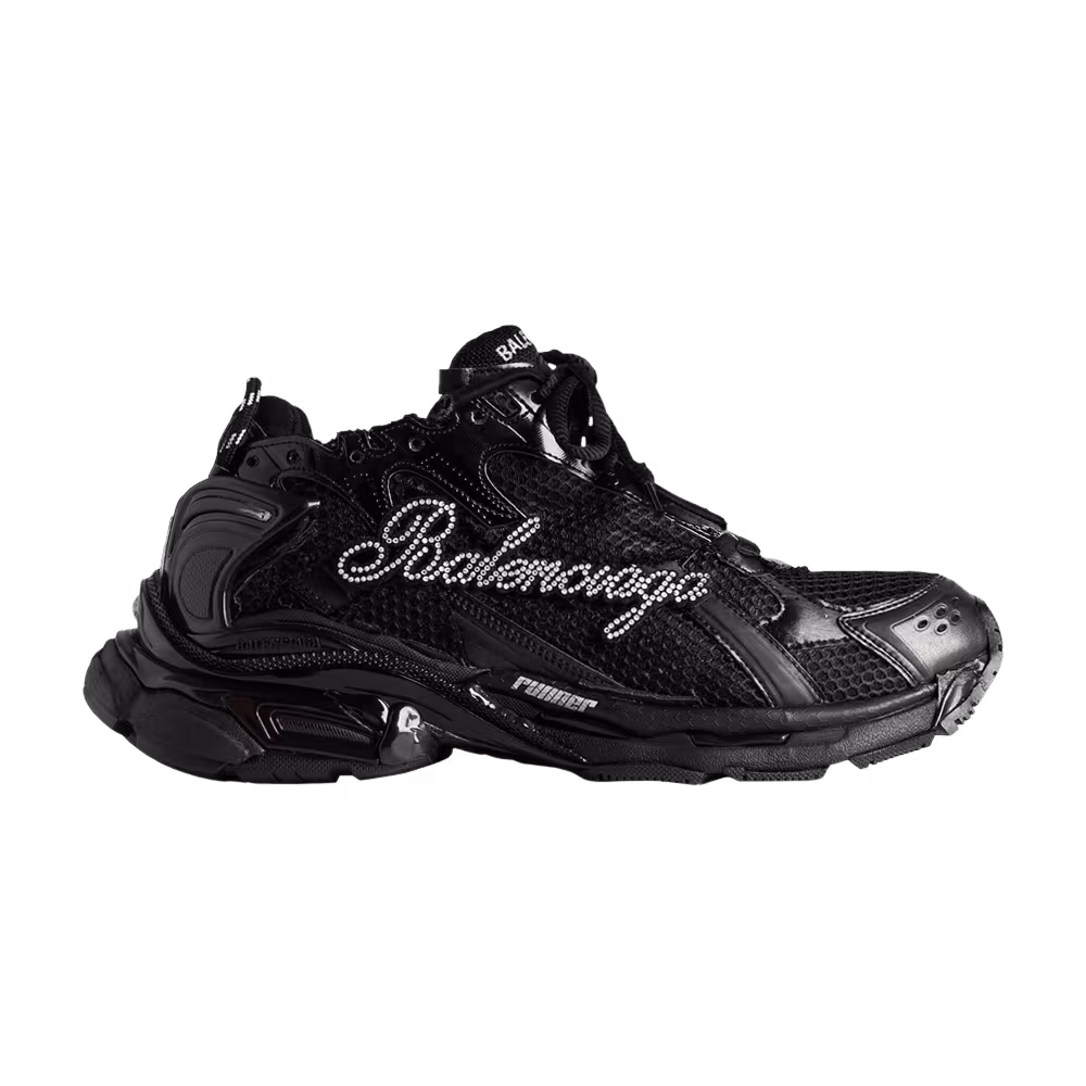 Balenciaga Runner Black Rhinestone