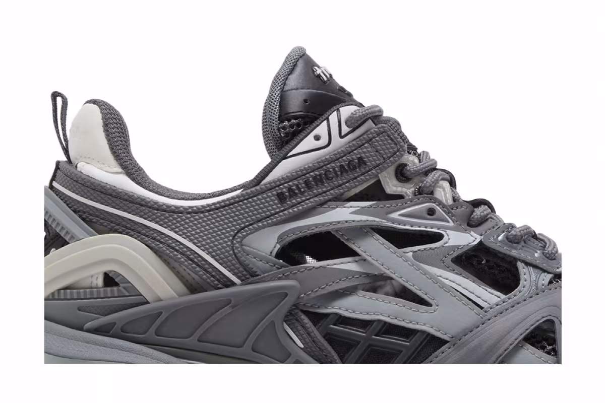 Balenciaga Women's Track.2 Sneaker Grey Black, view 3