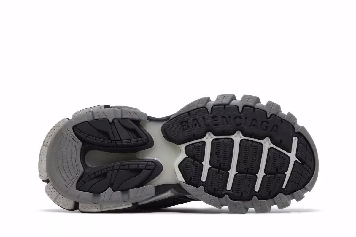 Balenciaga Women's Track.2 Sneaker Grey Black, view 5