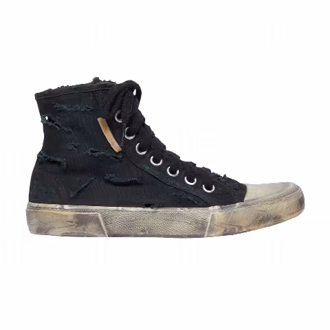 Balenciaga Paris High 'Destroyed - Black'