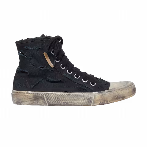 Balenciaga Wmns Paris High 'Destroyed - Black'