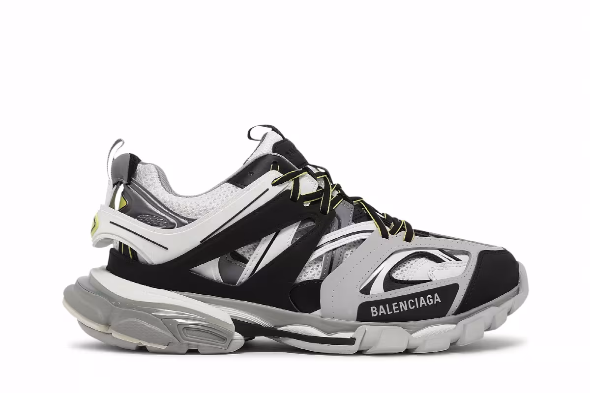 Balenciaga Track.2 Trainer White Black, view 2