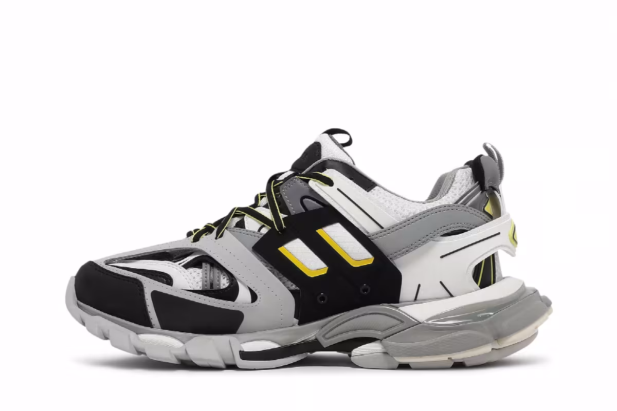 Balenciaga Track.2 Trainer White Black, view 4