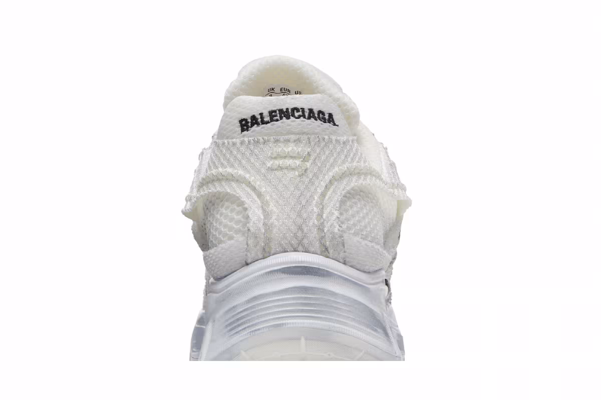 Balenciaga Phantom Sneaker White Mesh Distressed, view 8