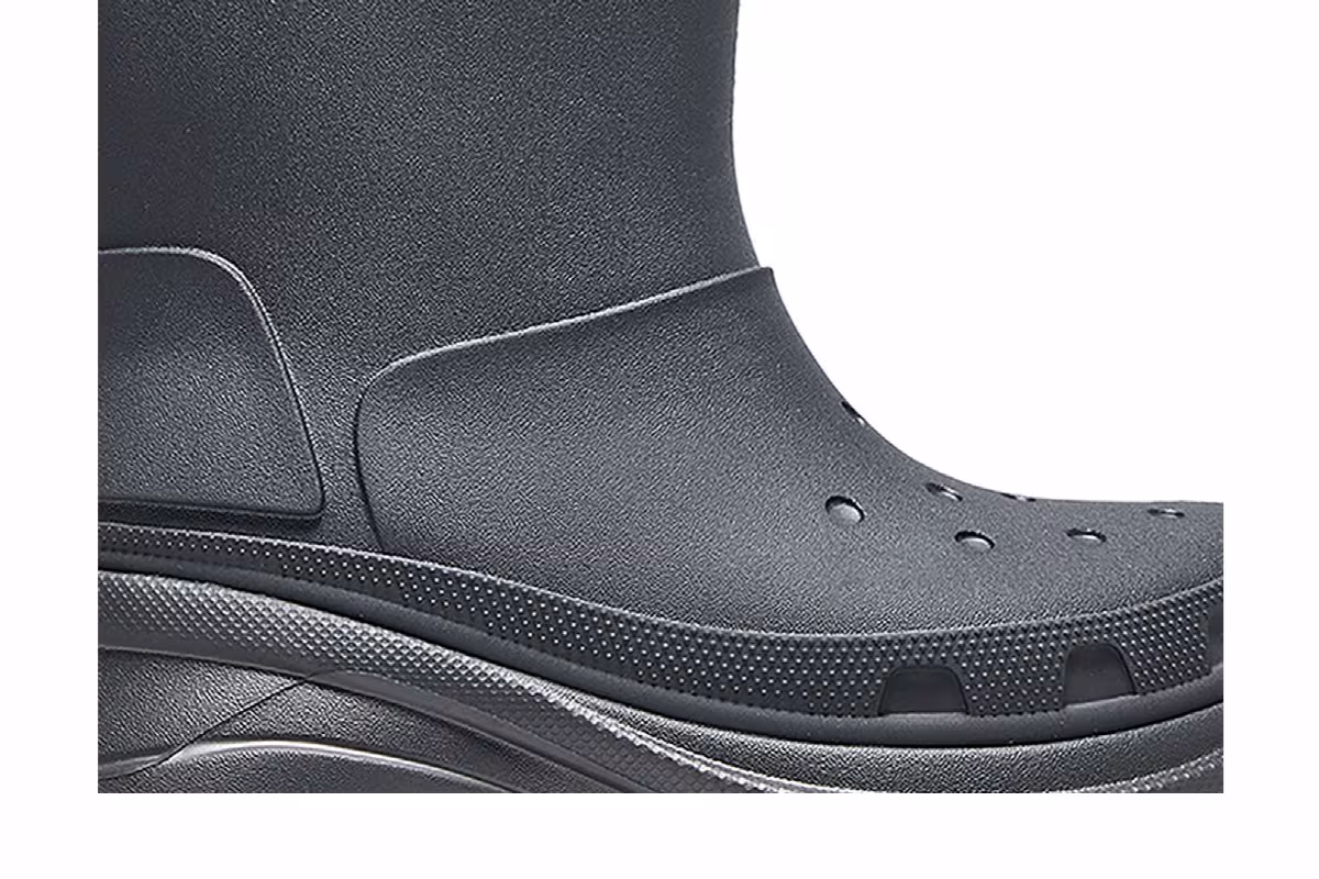 Crocs x Balenciaga Clog Boot 2.0 Dark Grey, view 3