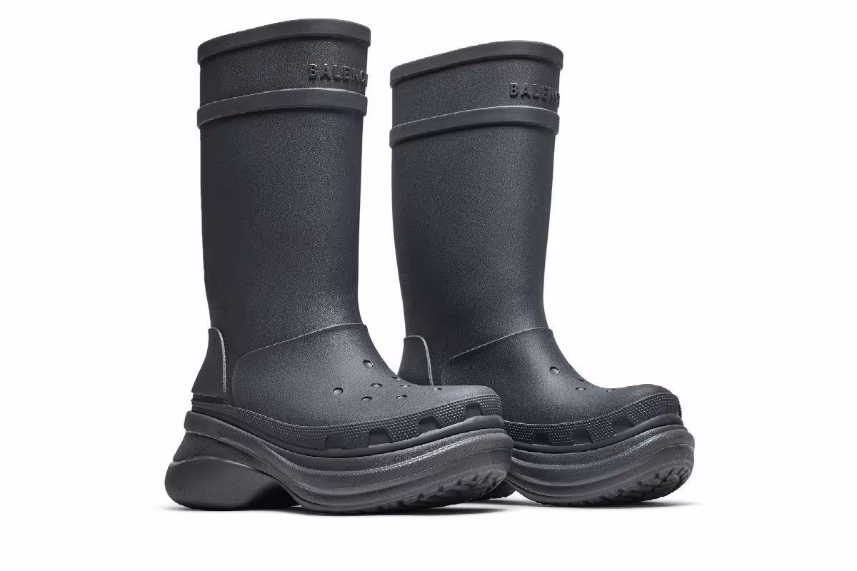 Crocs x Balenciaga Clog Boot 2.0 Dark Grey, view 9