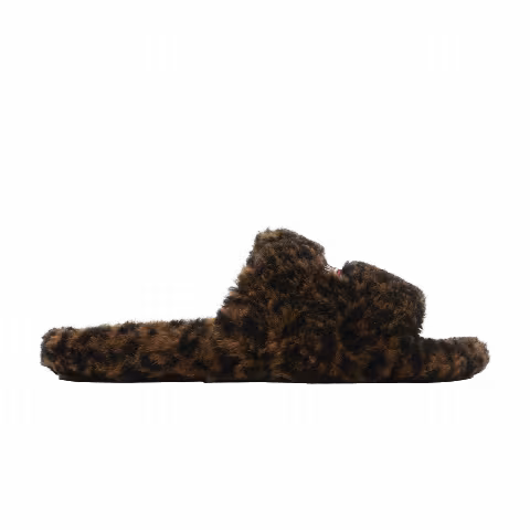 Balenciaga Furry Slides 'Leopard'