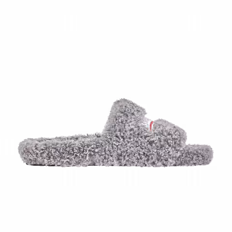 Balenciaga Wmns Furry Slides 'Grey'