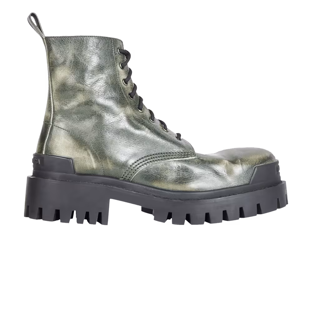 Balenciaga Women's Strike Boot Khaki
