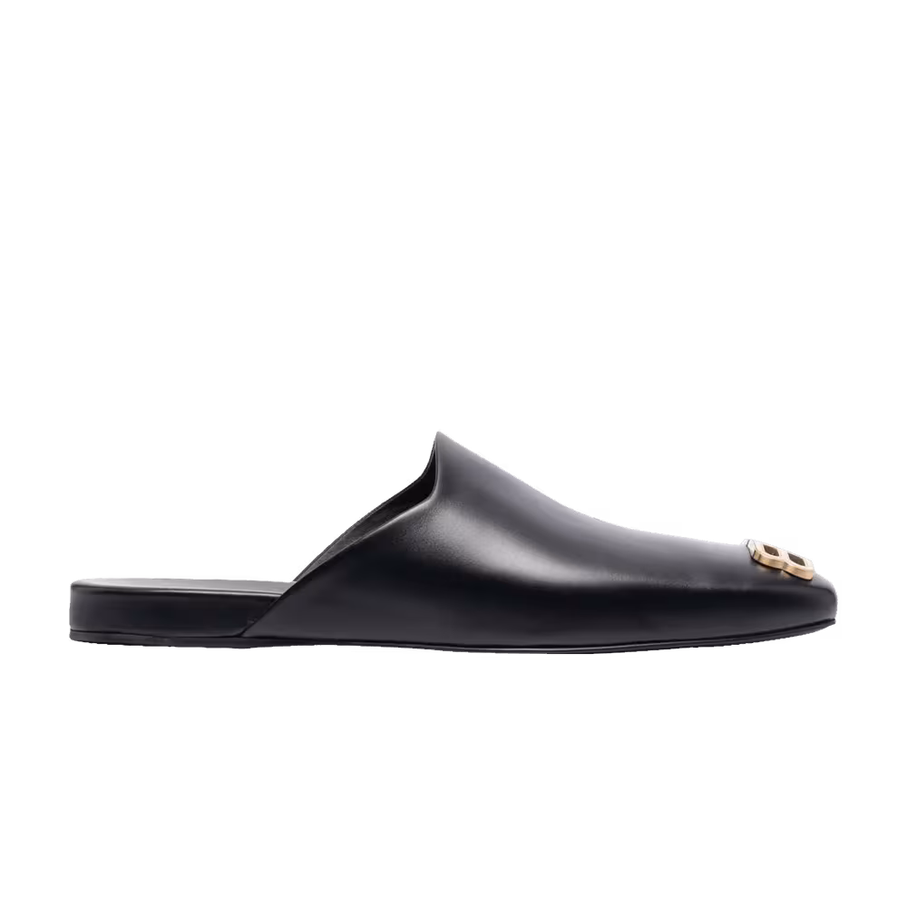 Balenciaga Cosy Mule Black Gold