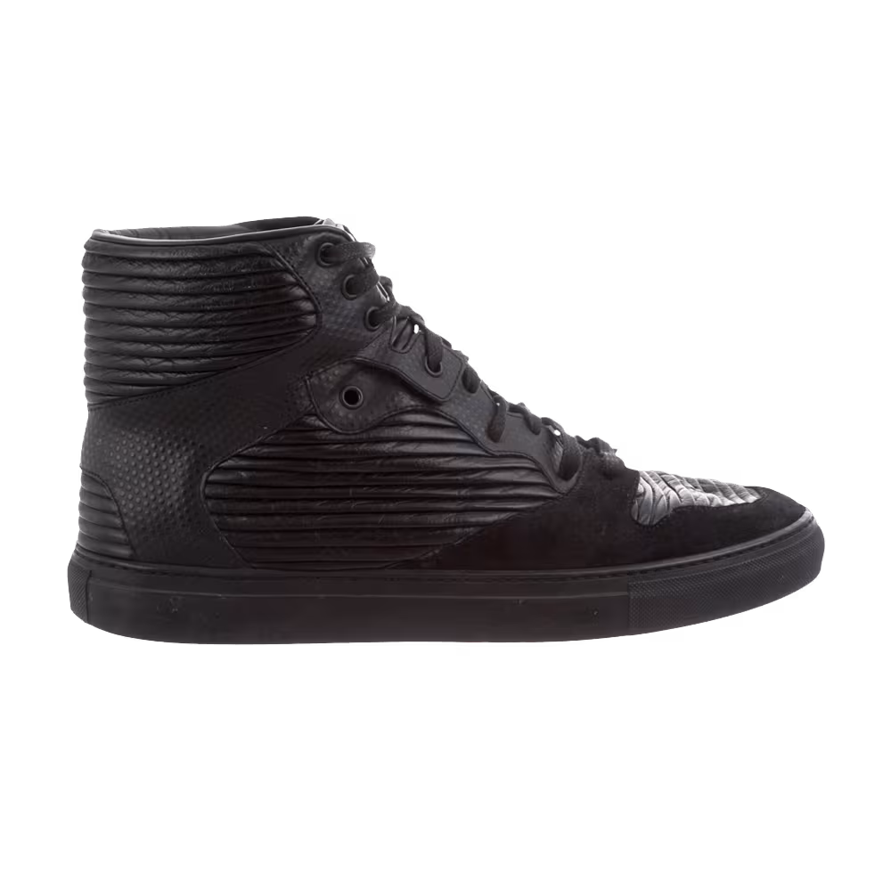 Balenciaga Pleated High Triple Black