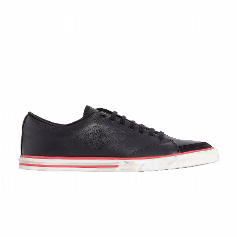 Balenciaga BB Leather Low 'Black'
