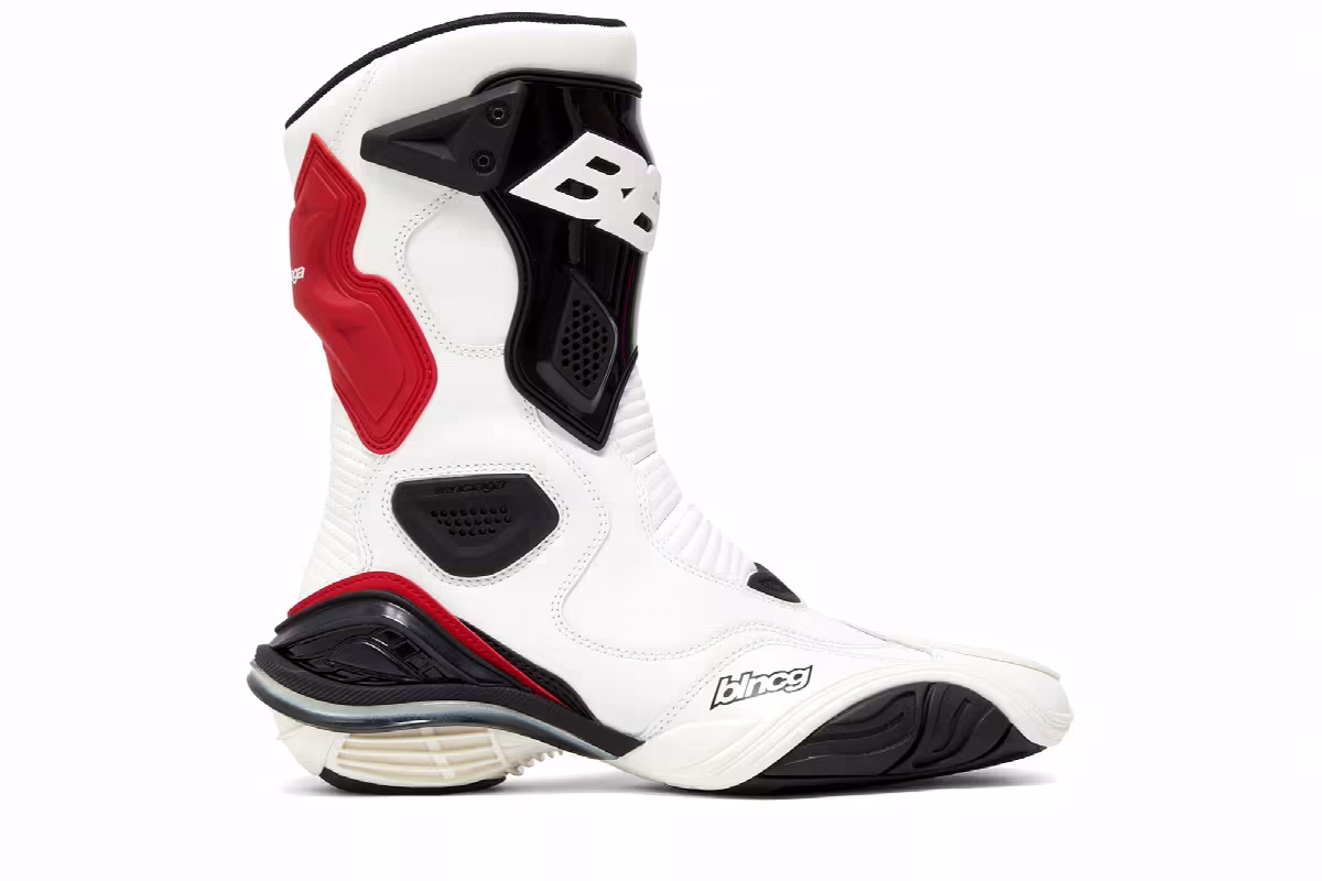 Balenciaga Tyrex Boots White Black, view 2
