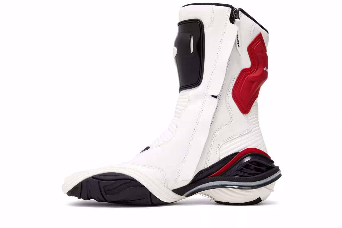 Balenciaga Tyrex Boots White Black, view 4