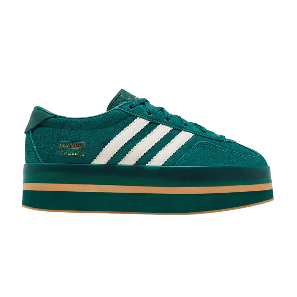 adidas Women's Gazelle Stack Green Cream Gum
