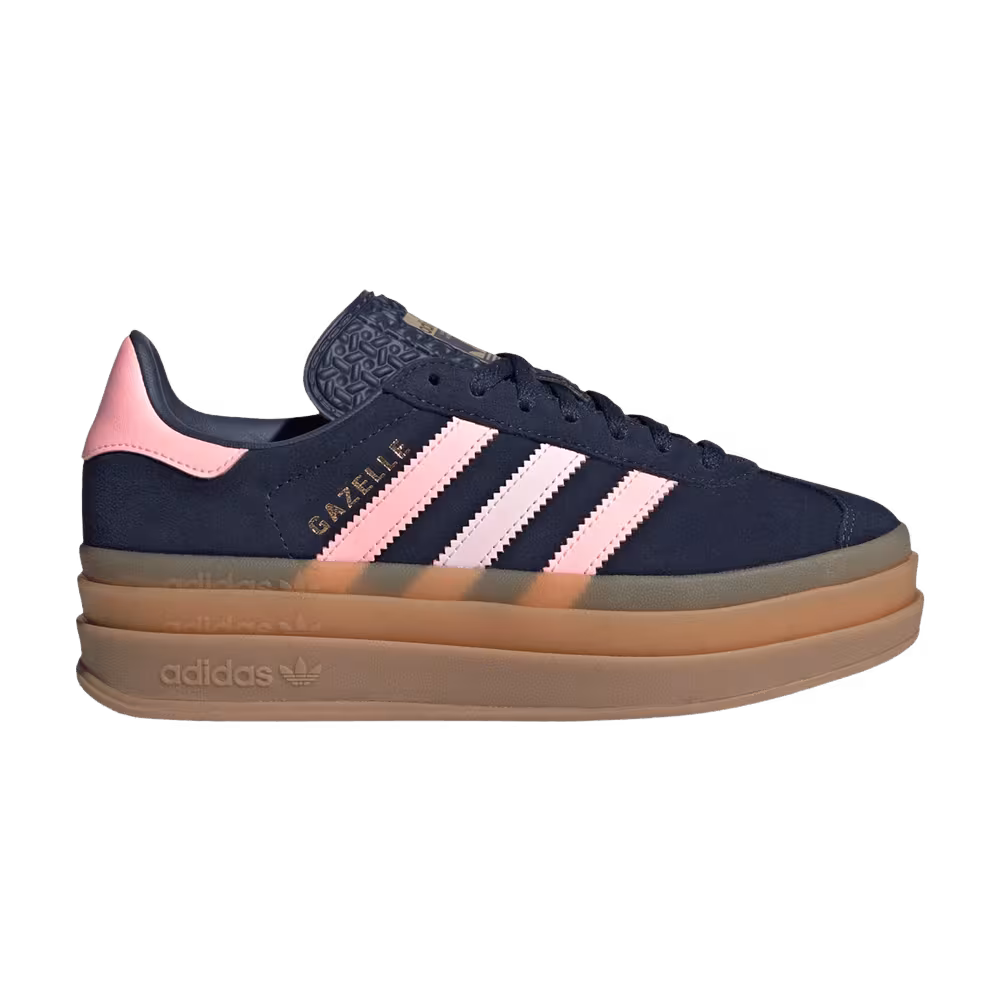 adidas Gazelle Bold J Night Indigo Glow Pink