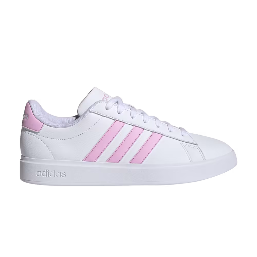 adidas Women's Grand Court 2.0 White Bliss Lilac