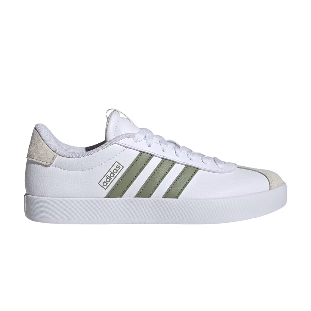 adidas Women's VL Court 3.0 White Tent Green