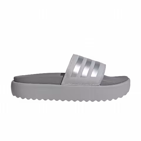 Adidas Wmns Adilette Platform Slide 'Grey Silver Metallic'