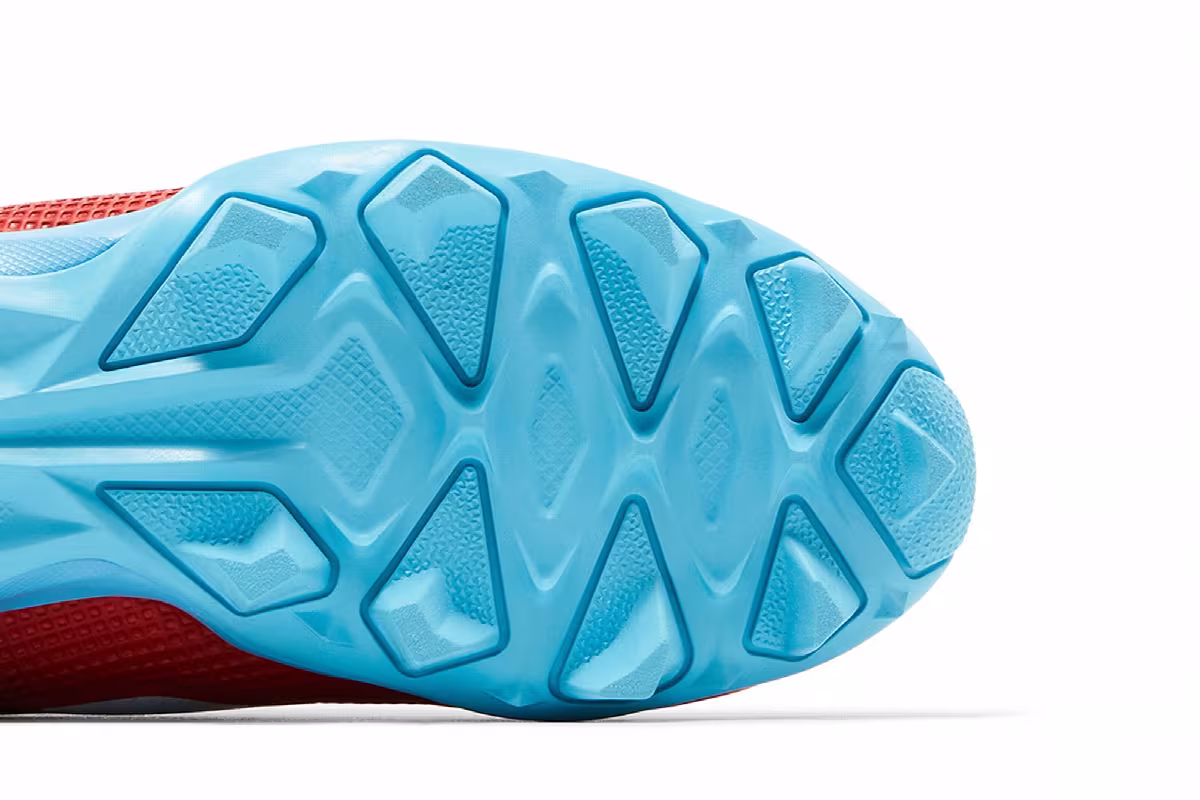 adidas Adizero Impact.2 Molded K Candy Pack - Bright Cyan Bright Red, view 6