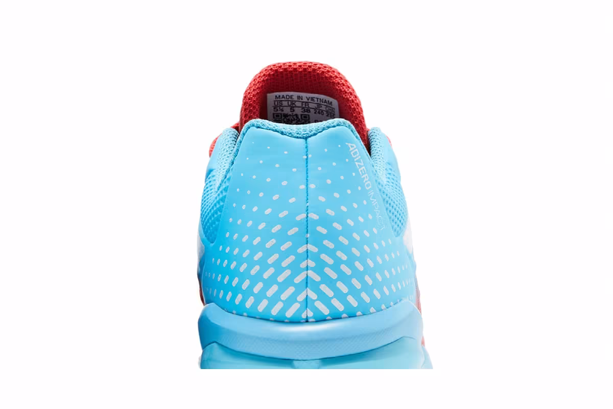 adidas Adizero Impact.2 Molded K Candy Pack - Bright Cyan Bright Red, view 8