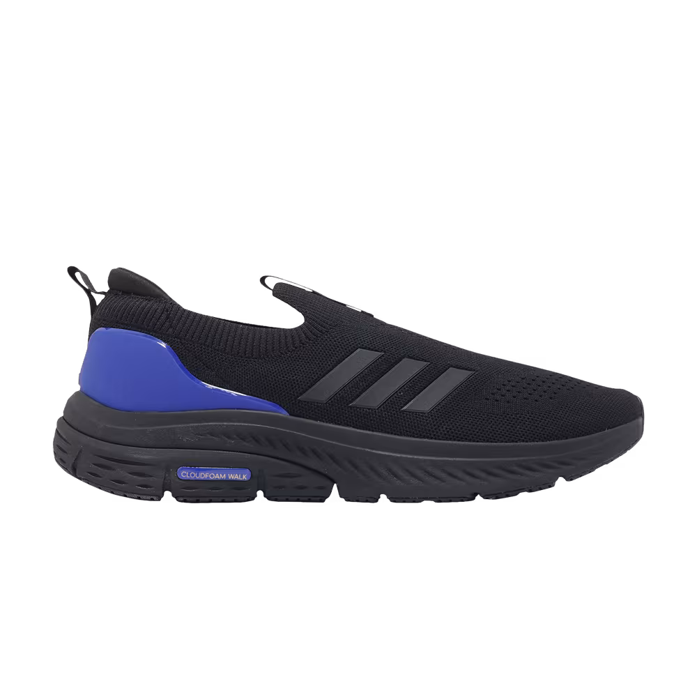 Adidas Cloudfoam Walk Lounger Black Lucid Blue