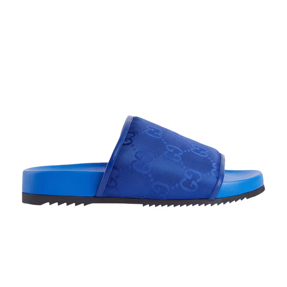 Gucci GG Slide Sandal Bold Blue