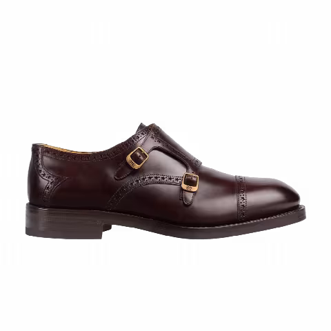 Gucci Herren Monk Strap 'Bordeaux'