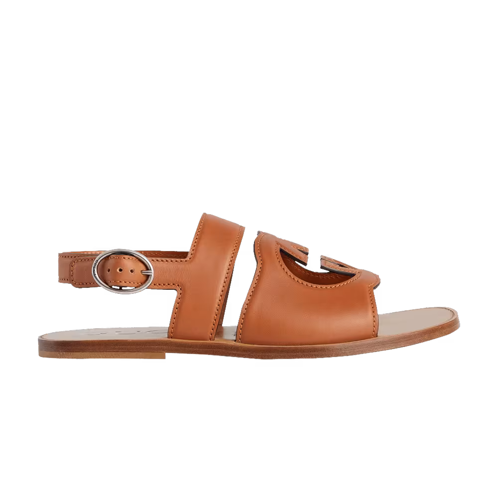 Gucci Sandal Interlocking G - Brown