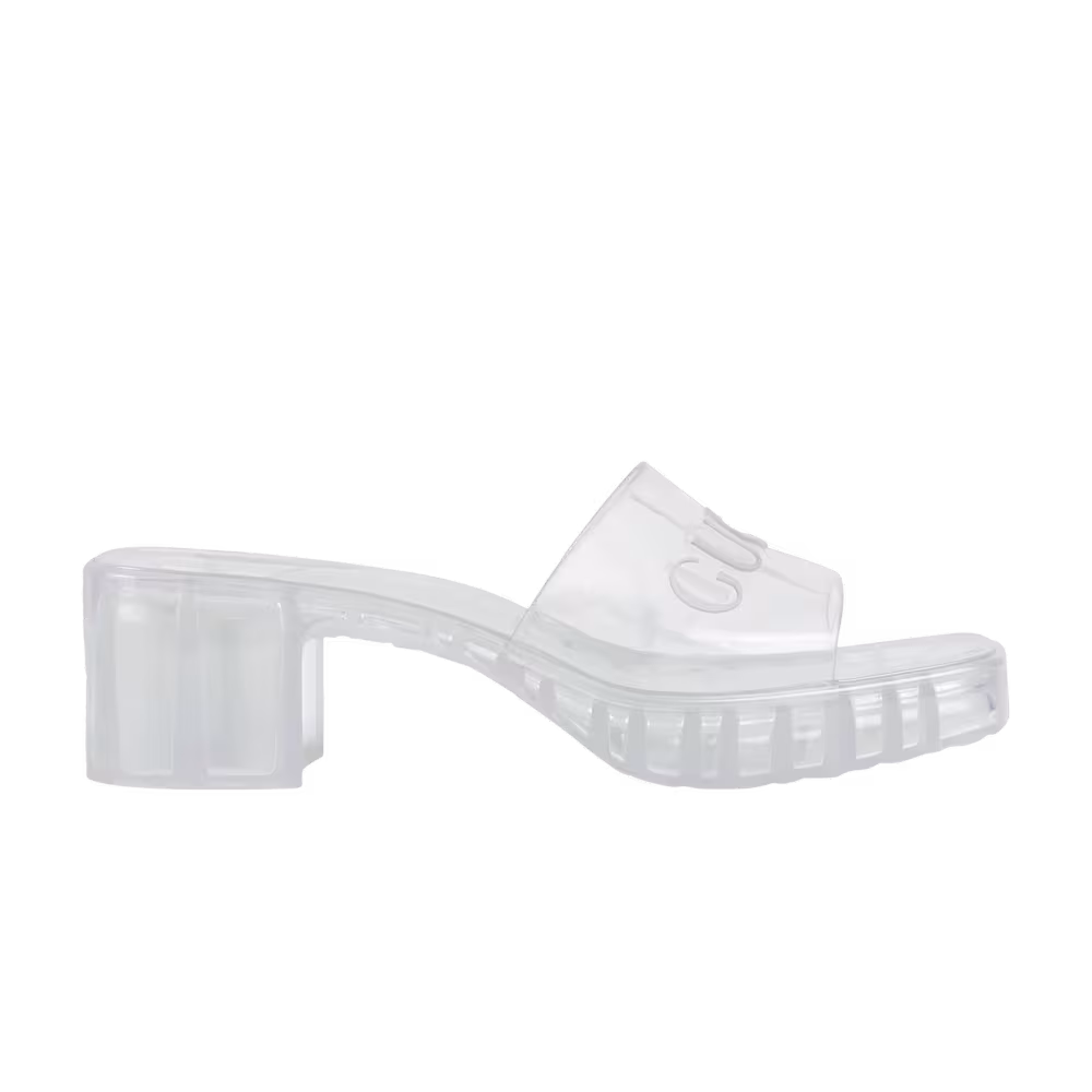 Gucci Women's 60mm Slide Sandal Transparent
