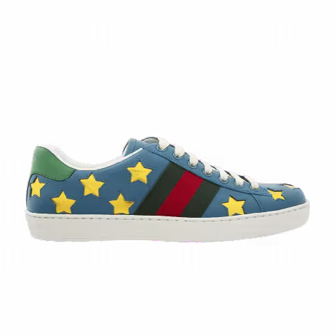Gucci New Ace 'Stars - Blue Gold'