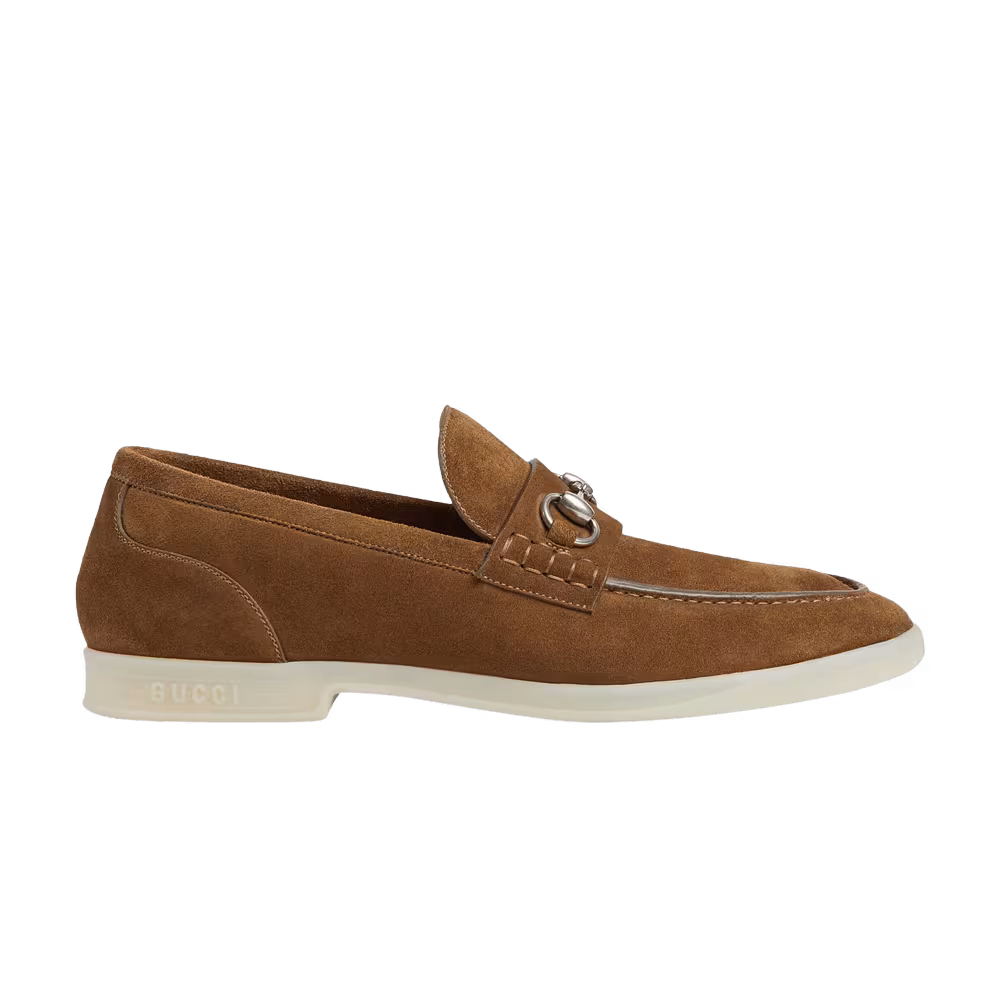 Gucci Horsebit Loafer Brown Suede
