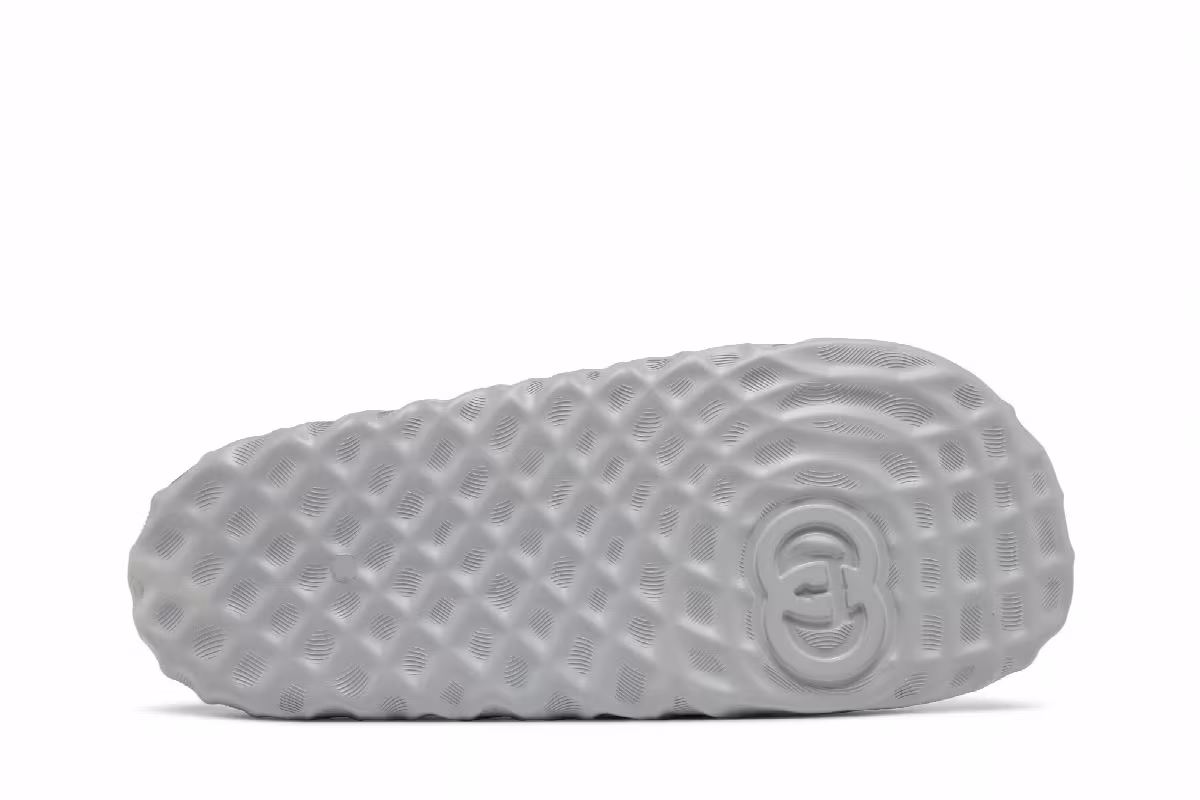 Gucci Slide Sandal Interlocking G - Grey Water Ripples, view 5