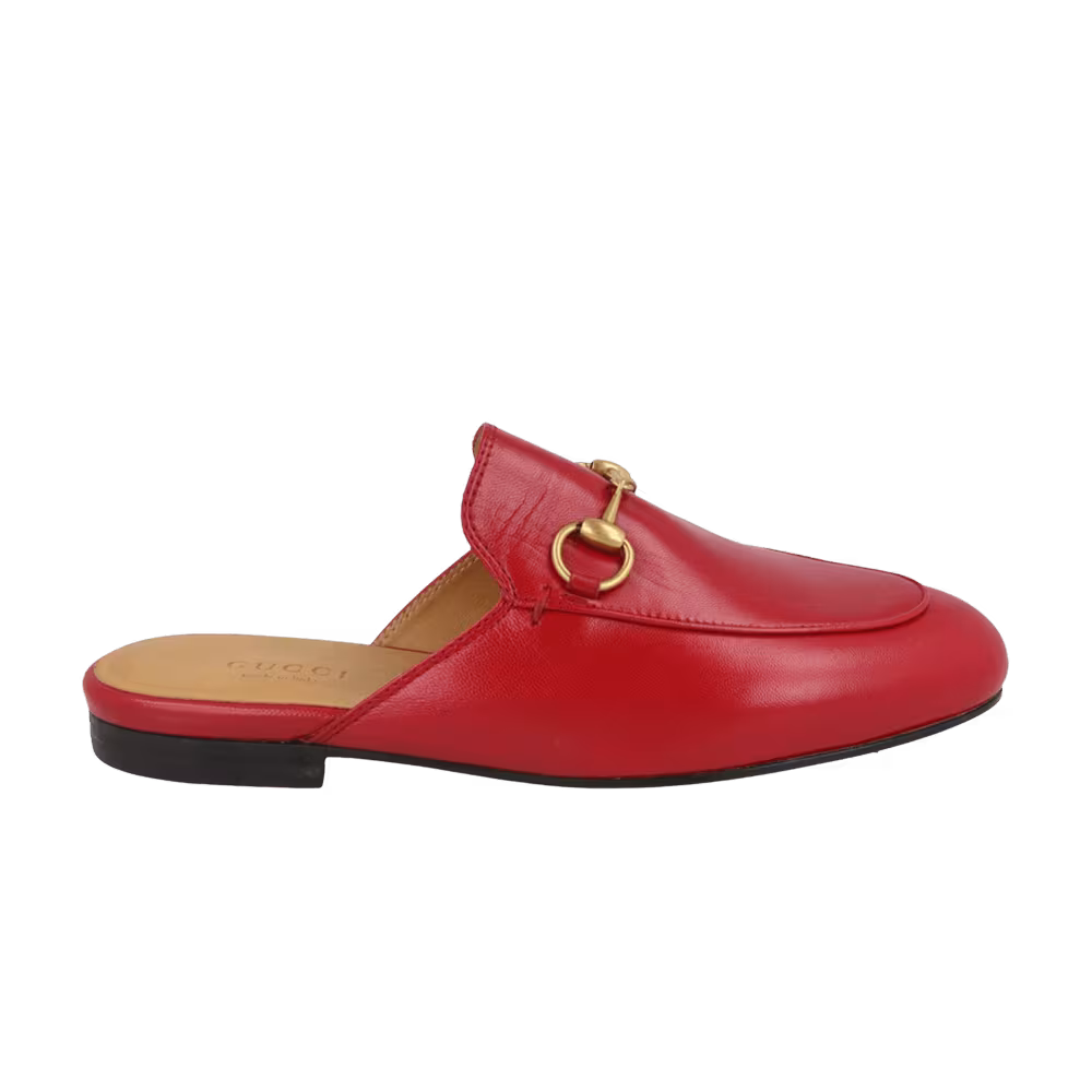 Gucci Women's Princetown Mule Hibiscus Red