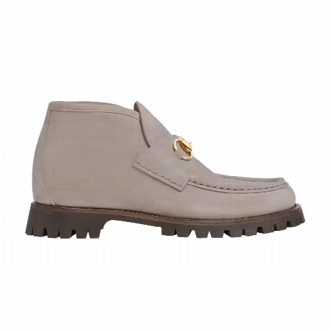 Gucci Wmns Horsebit Ankle Boot 'Light Beige'