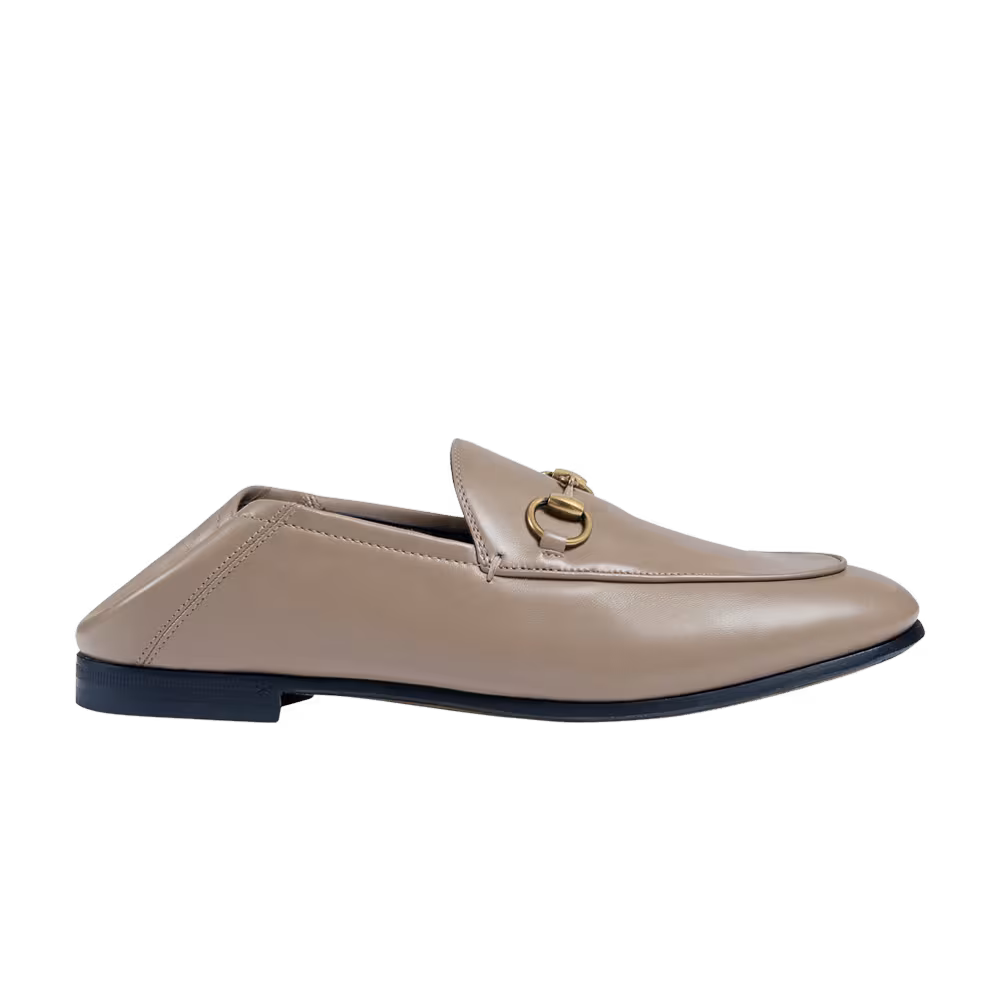 Gucci Women's Leather Horsebit Loafer Mud