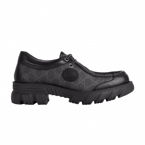 Gucci Lace Up 'Black GG Monogram'
