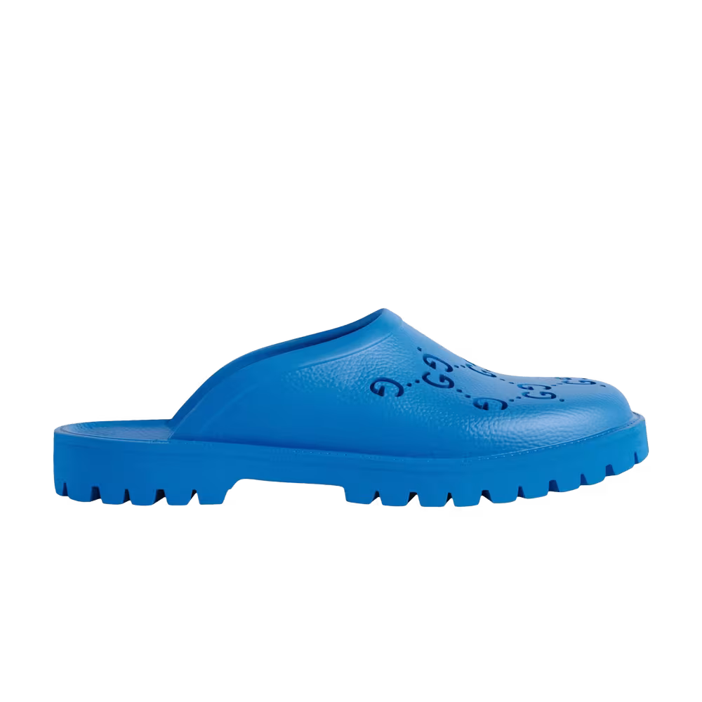 Gucci Slip On Sandal Bright Blue