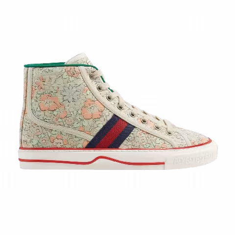 Liberty of London x Gucci Wmns Tennis 1977 High 'Floral - Mint Green'