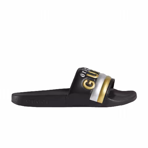 Gucci Wmns Slide 'Original Gucci - Black Gold'