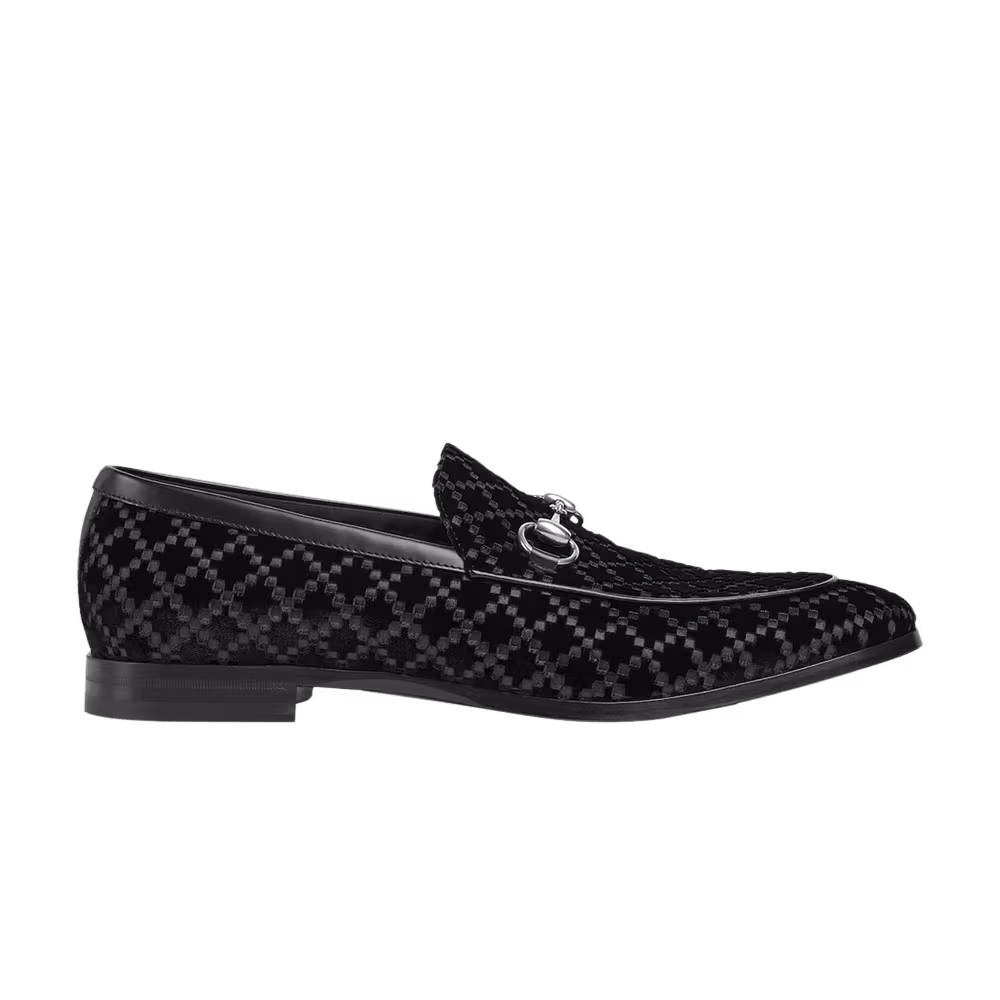 Gucci Loafer Horsebit Black Check Motif
