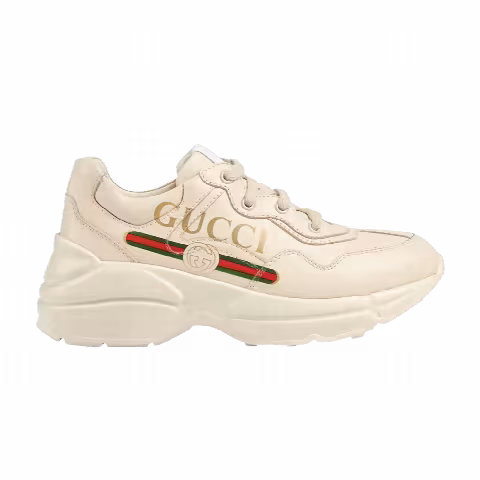 Gucci Rhyton Leather Sneaker Kids 'Logo'